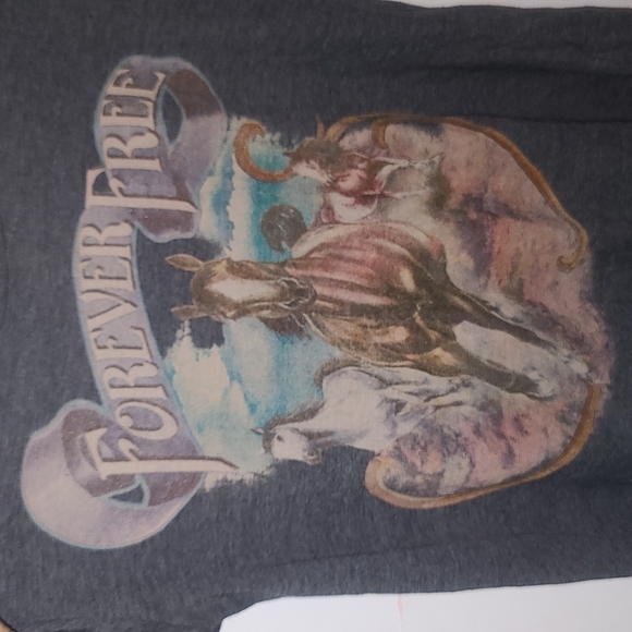 Rare spell forever free tee charcoal gray S designs and the gypsy collective top - Picture 16 of 16